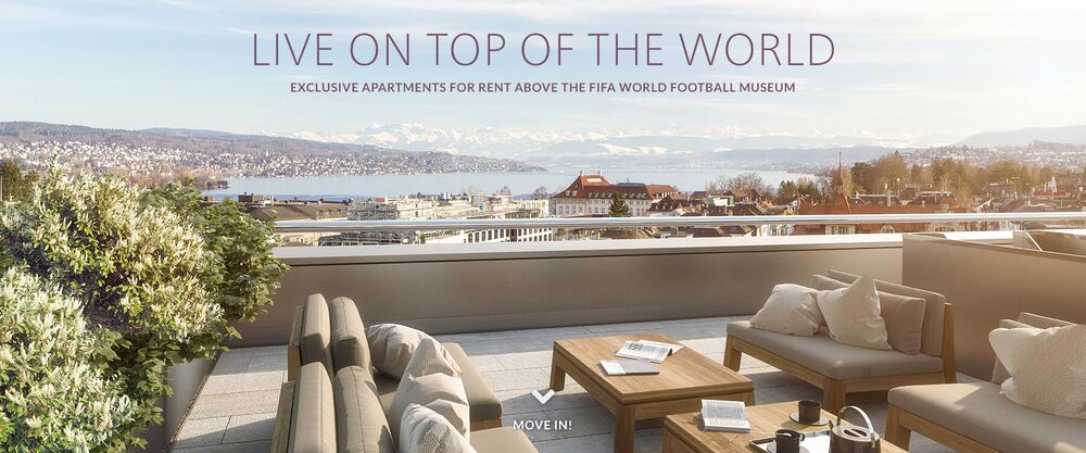 FIFA World Football Museums | Terrasse mit Aussicht